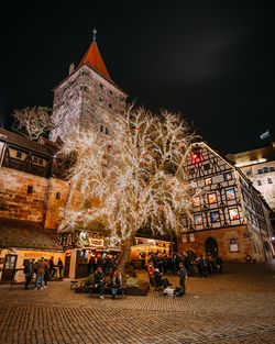 Tiergärtnertorplatz Nuremberg during Advent