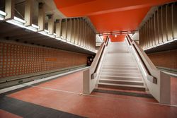 Underground Station Friedrich-Ebert-Platz Nuremberg