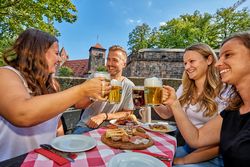 Sommer in Nürnberg - Biergarten