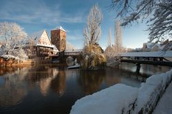 Weinstadel Nürnberg im Winter