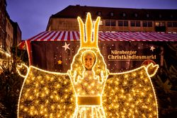 Nuremberg Christkindlesmarkt - Christmas Market - selfie point