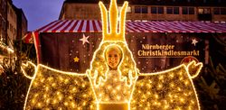 Nuremberg Christkindlesmarkt - Christmas Market - selfie point