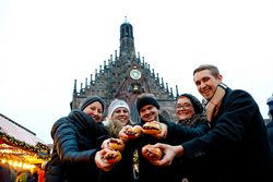 Nuremberg Christkindlesmarkt -  Christmas Market - Bratwurst