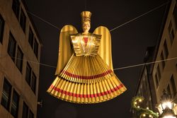 Nuremberg Christkindlesmarkt - Christmas Market - Gold Foil Angel