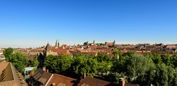 Altstadtpanorama Nürnberg mit Kaiserburg