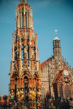 Frauenkirche und Schöner Brunnen Nürnberg