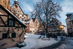 Winter in Nuremberg - Tiergärtnertor Square
