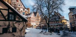 Winter in Nuremberg - Tiergärtnertor Square