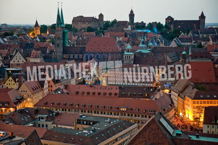 Altstadt Nürnberg mit Kaiserburg