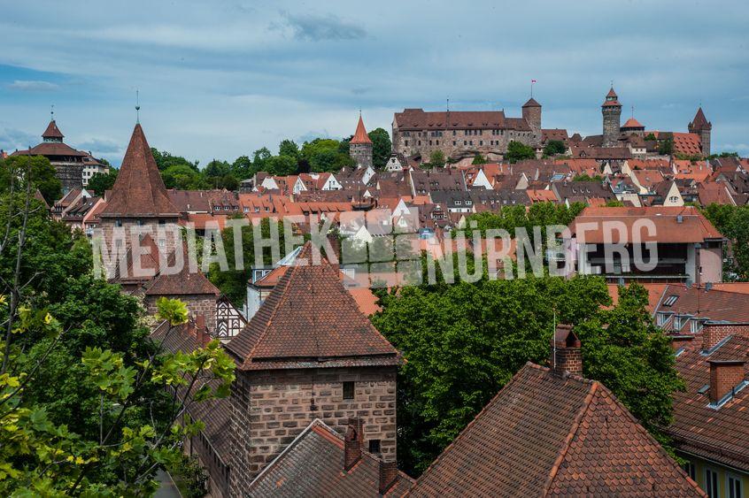 Nuremberg Old Town with Imperial Castle