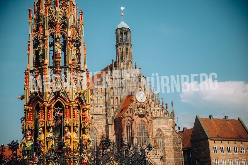 Frauenkirche und Schöner Brunnen Nürnberg