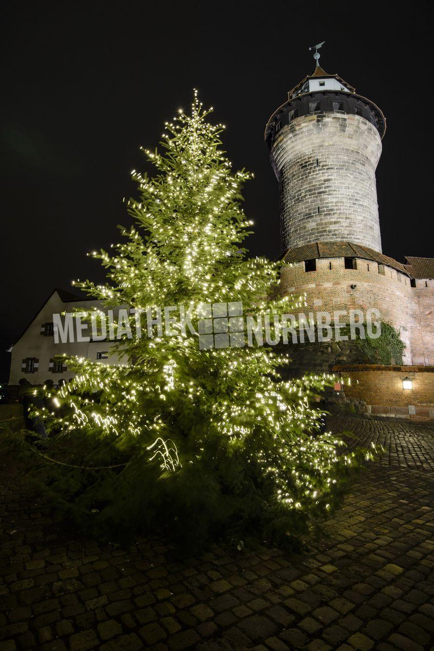 Christmas City Nuremberg - Imperial Castle during Advent