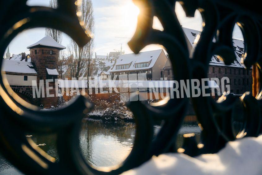 Winter in Nuremberg - Maxbrücke