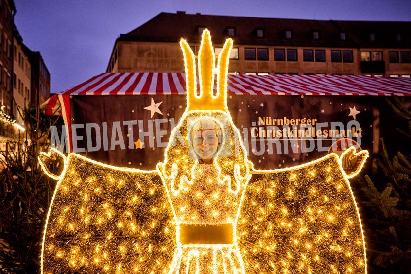 Nuremberg Christkindlesmarkt - Christmas Market - selfie point