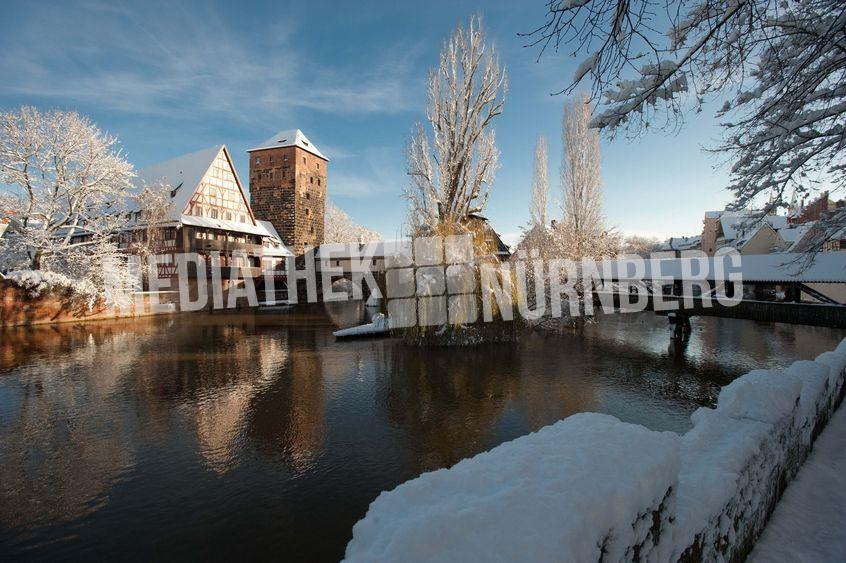 Nuremberg Former Wine Depot during Winter - Weinstadel