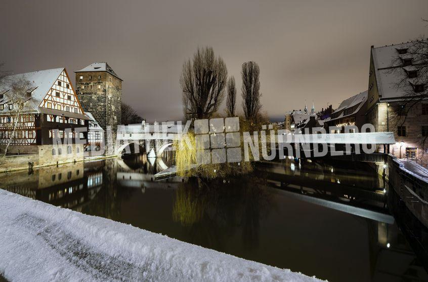 Nuremberg Former Wine Depot during Winter - Weinstadel